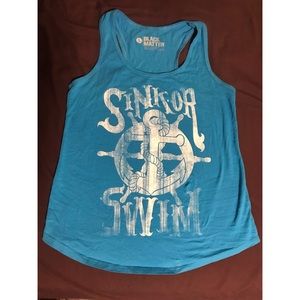 “Sink or swim” tank top